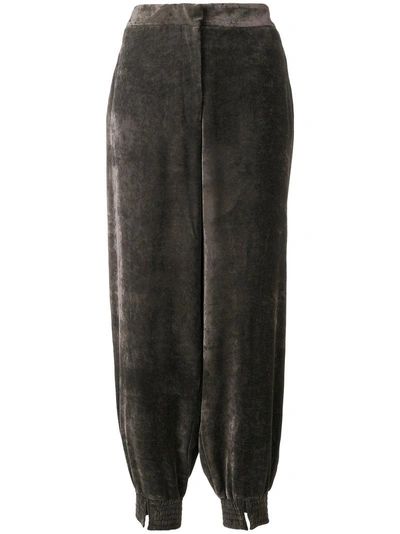 Stella Mccartney Relaxed Fit Trousers In Grey