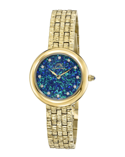 Porsamo Bleu Charlize Quartz Ladies Watch 1111bchs In Gold
