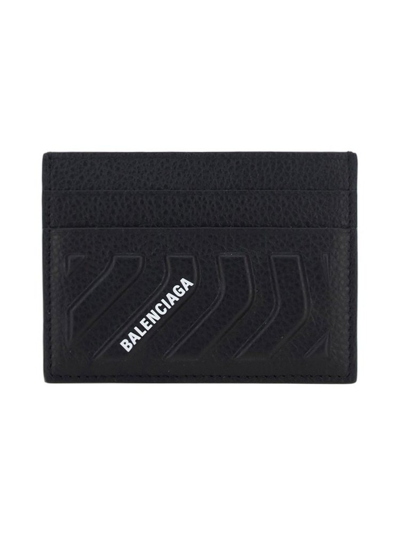 Balenciaga Black Car Leather Cardholder
