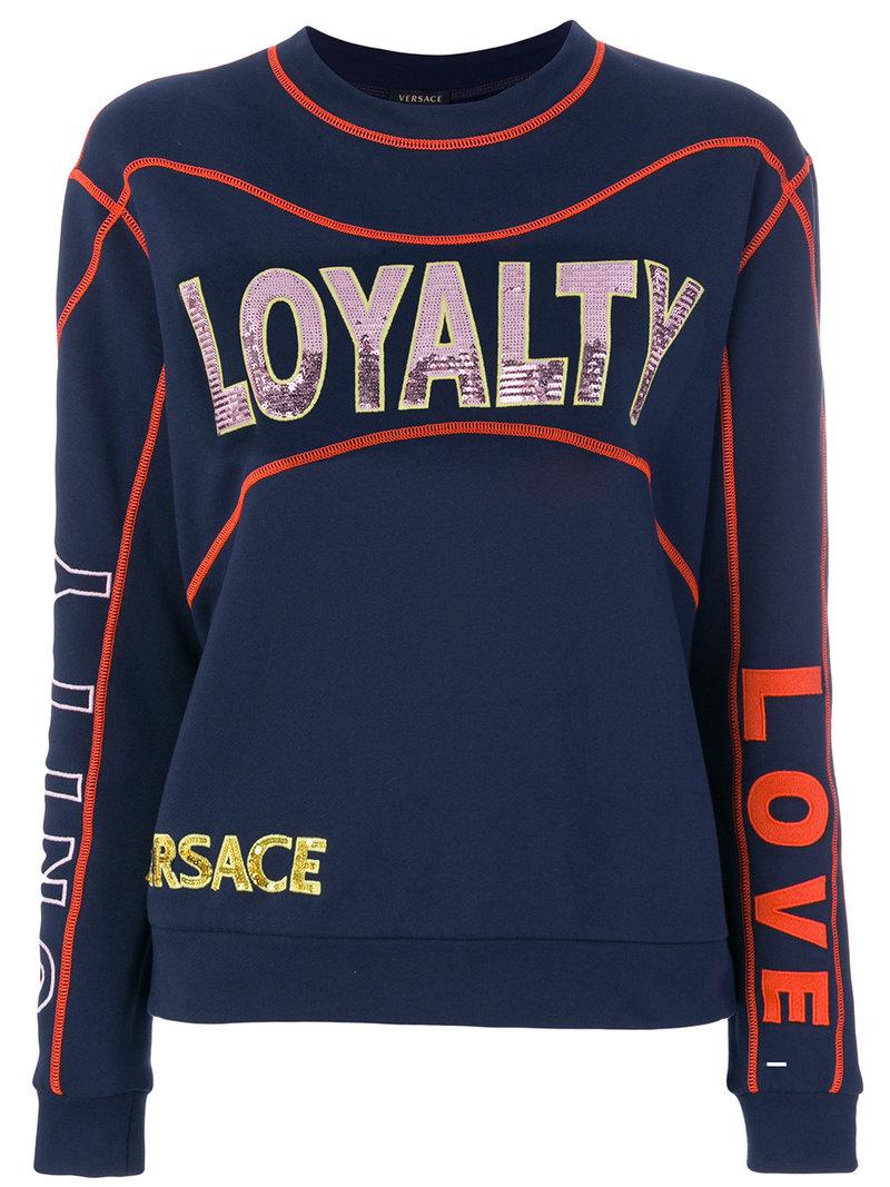 Versace Sweatshirt In Multicolor | ModeSens
