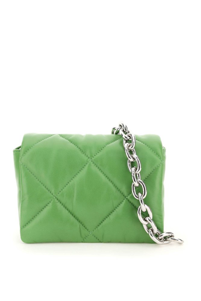 Stand Studio Quilted Flap Tote Bag In Green