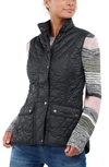 Barbour Otterburn Quilted Padded Shell Vest In Black