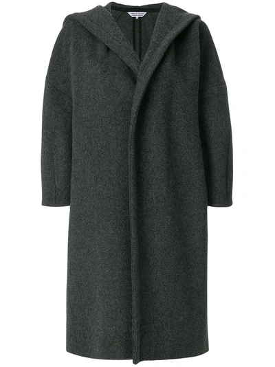 Comme Des Garçons Comme Des Garçons Asymmetric Oversized Coat In Grey