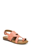 Sarto By Franco Sarto Gia Sandal In Coral Leather