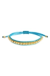 Valentino Garavani `rockstud` Bracelet 5x5 In Blu