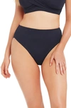 Sea Level Retro High Waist Bikini Bottoms In Night Sky