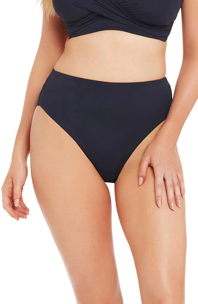 Sea Level Retro High Waist Bikini Bottoms In Night Sky