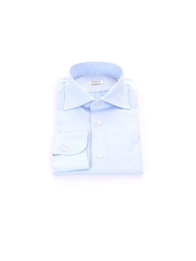 Borriello Napoli Mens Light Blue Cotton Shirt