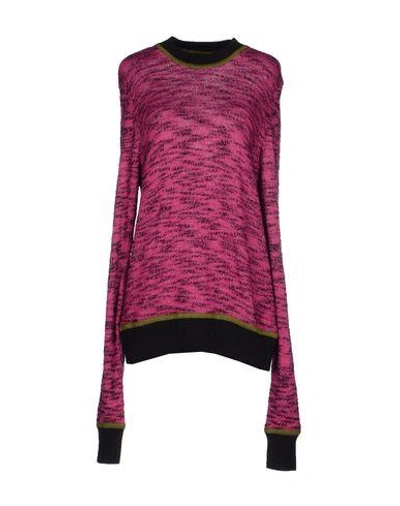 Jonathan Saunders Sweater In Fuchsia