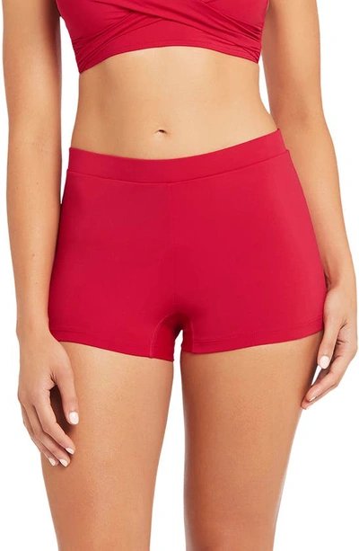 Sea Level The Katie Boyleg Swim Shorts In Red