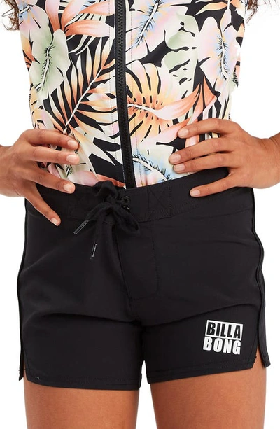Billabong Kids' Core 5 Board Shorts In Black Pebble