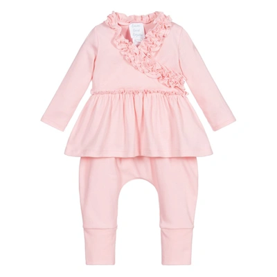 Lemon Loves Layette Baby Girls Pink Outfit