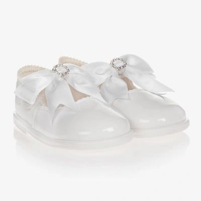 Early Days Baypods Babies' Girls White First Walker Shoes