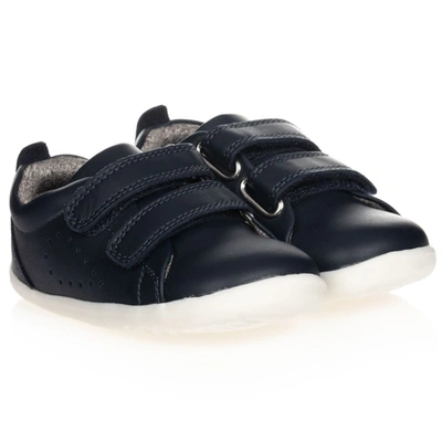 Bobux Step Up Babies' Blue Leather First Walkers