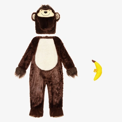 Dress Up By Design Babies'  4 Piece Brown Monkey Costume