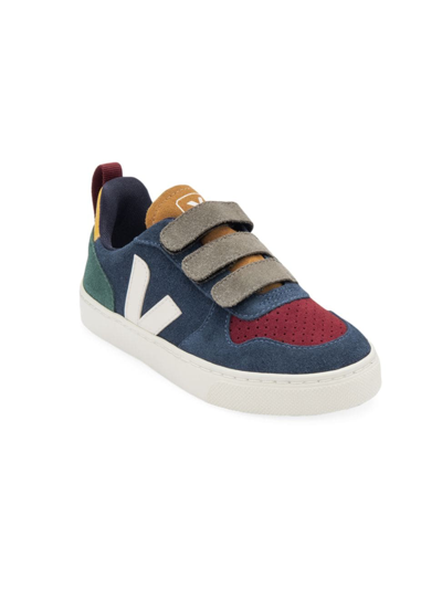 Veja Baby's, Little Kid's & Kid's Small V-10 Suede Colourblock Trainers In Neutral