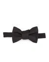 Charvet Micro-circle Silk Tie In Black