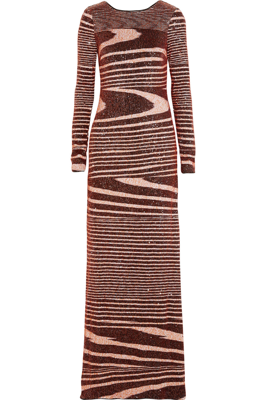 Missoni Cutout Sequined Jacquard-Knit Maxi Dress | ModeSens