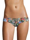 Commando Printed Thong In Painted Wings