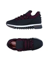 Alexander Smith Sneakers In Maroon