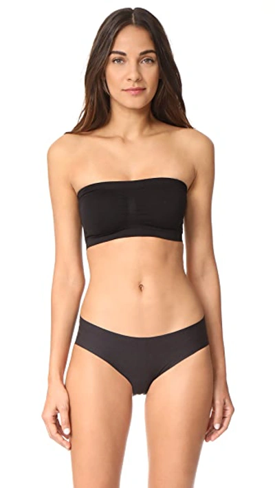 Fashion Forms Stretch Bandeau Bra In Black