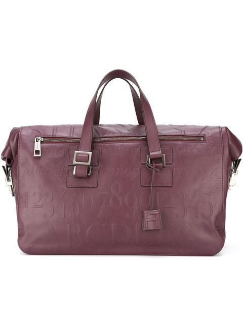 purple holdall