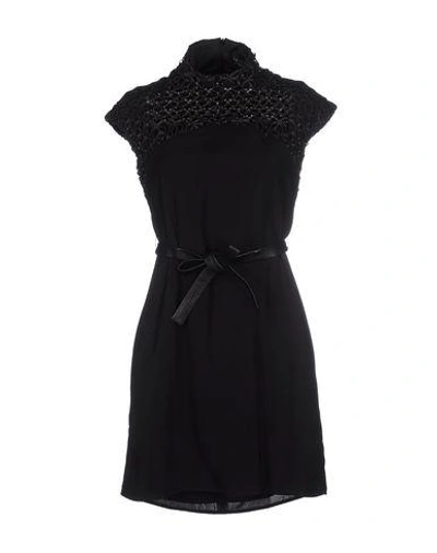 Iris Van Herpen Short Dress In Black