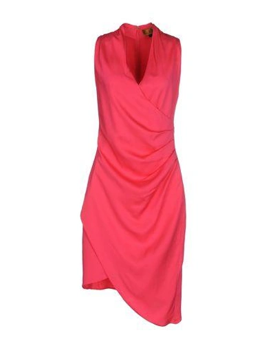 Nicole Miller Short Dress In Fuchsia