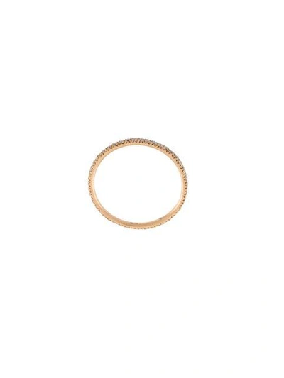 Anita Ko Diamond Band Ring In Metallic