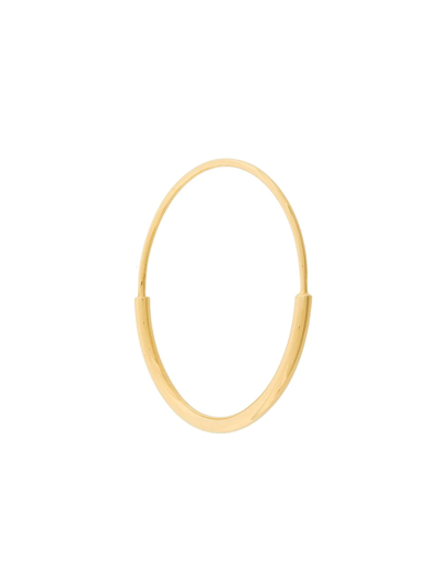 Maria Black Delicate Hoop 18耳环 In Yellow