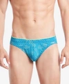 2(x)ist Men's Sliq Micro Brief In Pro Blue/ Neon Yellow