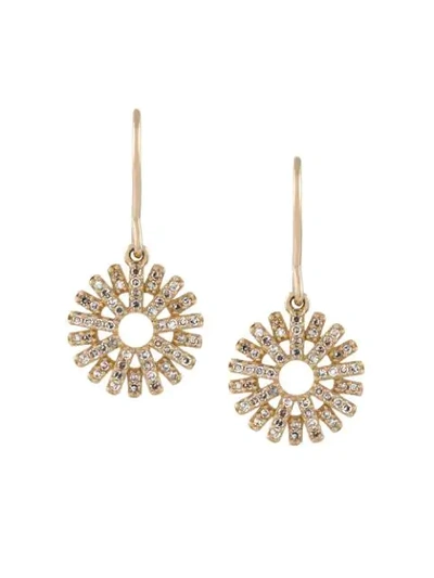 Astley Clarke 'rising Sun' Diamond Drop Earrings In Metallic