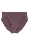 Hanro 'touch Feeling' High Cut Briefs In Mauve 1803