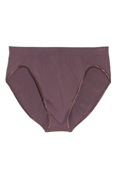 Hanro 'touch Feeling' High Cut Briefs In Mauve 1803