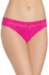 Natori Bliss Perfection Thong In Indian Pink