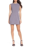 French Connection 'sundae' Stretch Minidress In Smokey