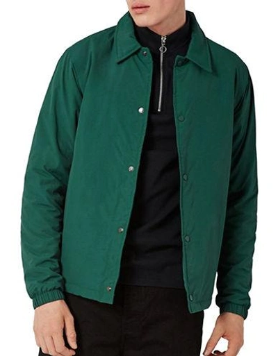 Green shop coach jacket