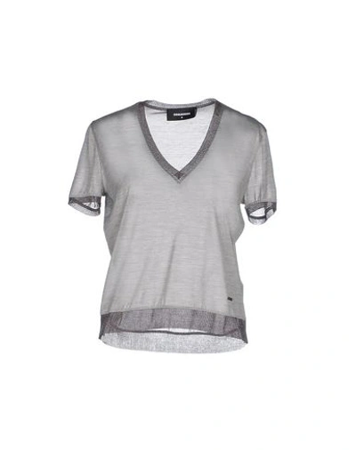 Dsquared2 Basic Top In Grey