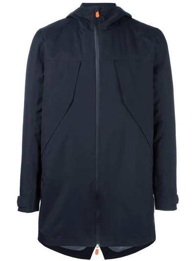 Save The Duck Hooded Coat - Blue