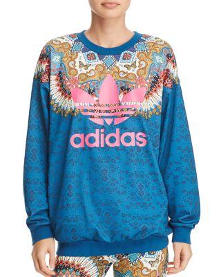 Adidas Originals Originals X The Farm Company Boromix Sweatshirt In Multicolor Modesens