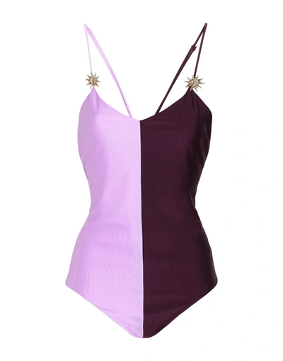 Fausto Puglisi One-piece Swimsuits In Lilac