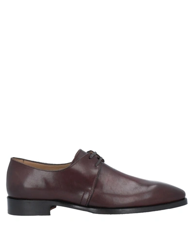 Stefano Branchini Lace-up Shoes In Maroon