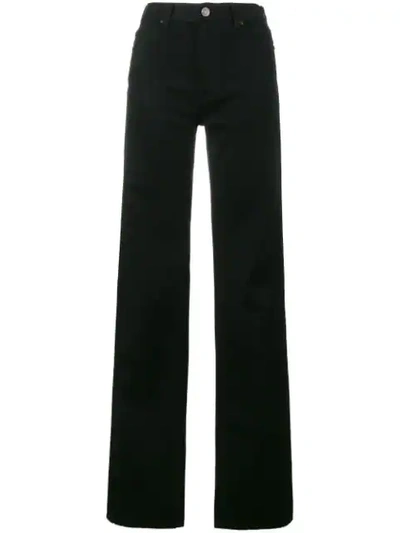 Calvin Klein 205w39nyc Straight Leg Jeans In Black