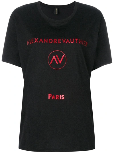 Alexandre Vauthier Logo Print T-shirt | ModeSens