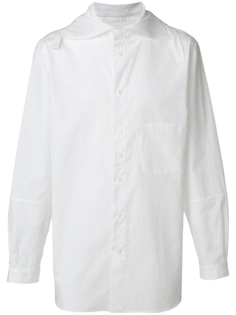 wide collar shirt men