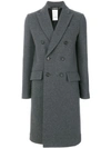 Dsquared2 Double Breasted Coat In Grey