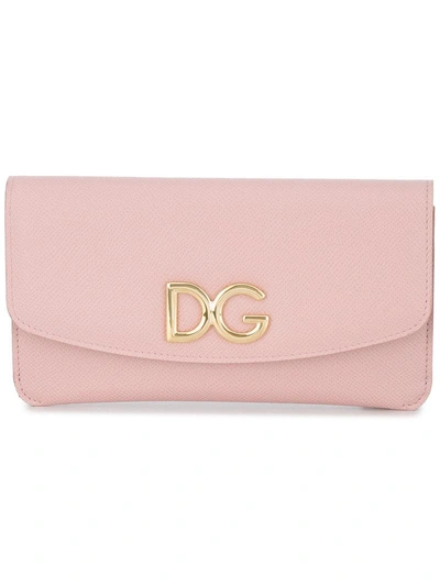 Dolce & Gabbana Dauphine Wallet In Pink