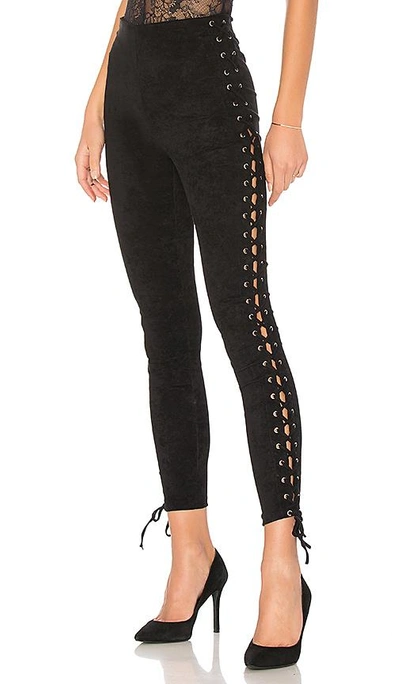 Lovers & Friends Laced And Lovely Legging In Black