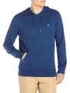 Lacoste Cotton Pullover Hoodie In Anchor