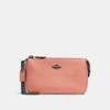 Coach Nolita Wristlet 19 In Melon/dark Gunmetal